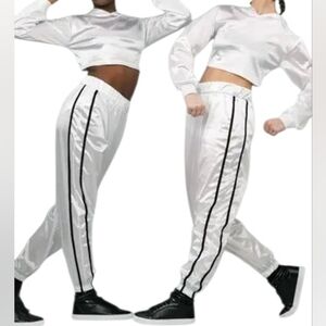 Weissman Satin Side Stripe Joggers